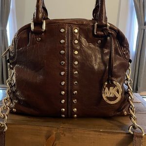 Michael Kors studded satchel